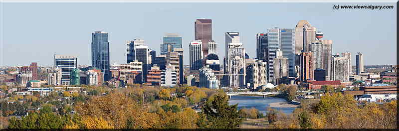 This view is looking east towards downtown from Spruce Cliff